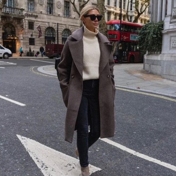 H&M Wool Oversized Coat NWT - Picture 1 of 9